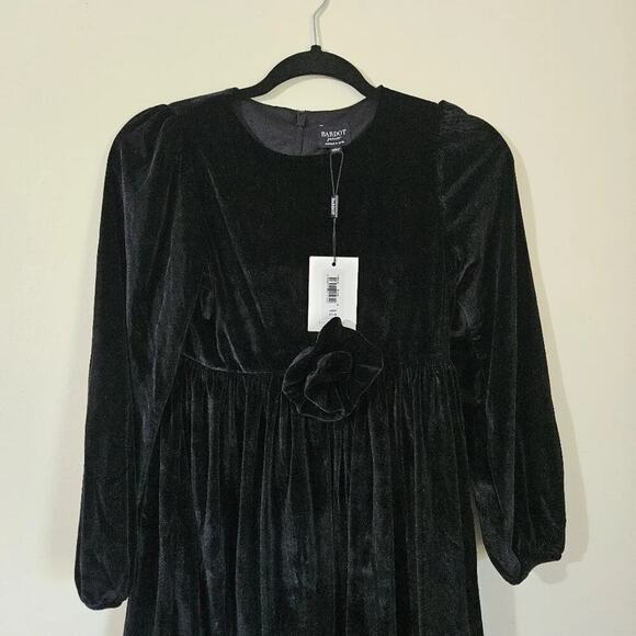 Bardot Junior Velour Mini Dress NWT! - Picture 8 of 13